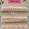 Pack de 3 fitas Renda Shabby