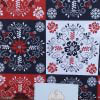 Tecido Natal Patchwork Squares, Navy