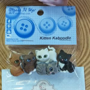Botões Dress It Kitten Kaboodle