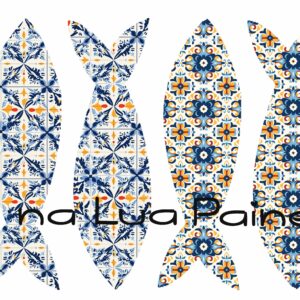 * NEW @ Painel Sardinhas desenho azulejos portugueses 1