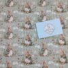 *Tecido Coelhos Vintage 2 - exclusivo Andar na Lua