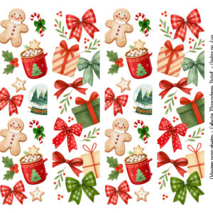 Adesivos para Marcadores Coleção Natal