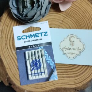 Agulhas para máquina costura SCHMETZ n.80  Antiaderente (Black)