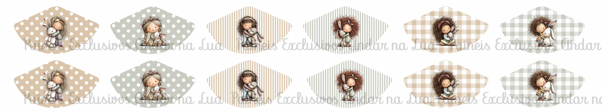 Bolsa Meninas e coelhos - Loja