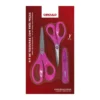 Kit Tesouras com Glitter rosa Círculo