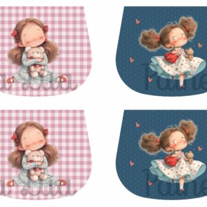 *@ NEW Painel Bolsa Coleção Meninas e Ursos