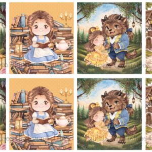 * Panamá TOTE BAG - Coleção A Bela e o Monstro