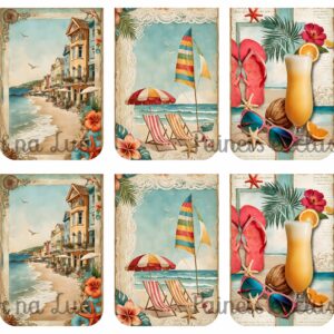 *@ NEW Painel Bolsa Porta Telemóvel /Óculos/ Canetas Coleção Praia
