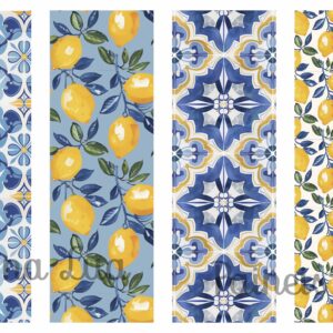 *NEW @ Painel Porta Chaves Coleção Azulejos e Limões