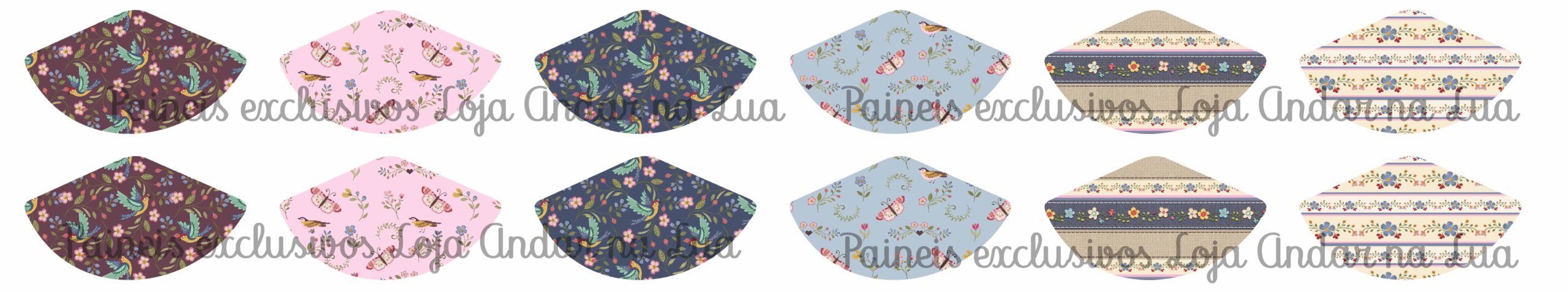 Porta moedas triangular Bordados 2 loja
