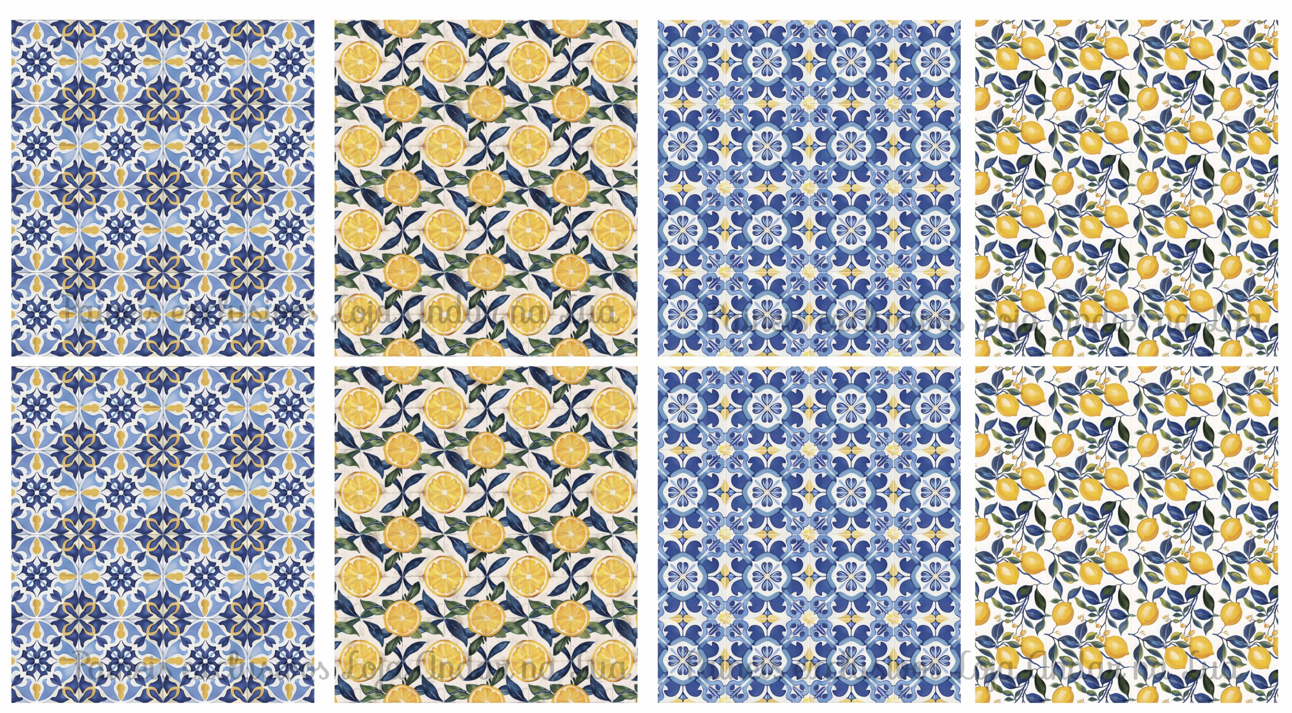 Tote Bags Azulejos e Limões loja
