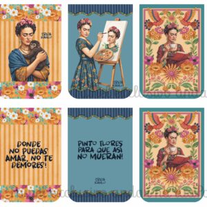 *@ NEW Painel Bolsa Porta Telemóvel /Óculos/ Canetas Coleção Frida New em Espanhol